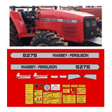 Kit Adesivo Trator Massey Ferguson Mf 5275 Advanced Mk Cor Padrão