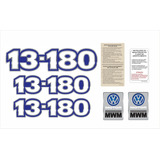 Kit Adesivo Volkswagen 13 180 Emblema