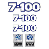 Kit Adesivo Volkswagen 7 100 Emblema Mwm Caminhão Cmk06 Fgc
