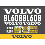 Kit Adesivo Volvo Bl60b Retroescavadeira E Etiquetas Mk
