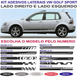 Kit Adesivo Vw Golf Sport Lateral