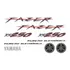 Kit Adesivo Yamaha Fazer 250 2008 Preto. Cor Preto