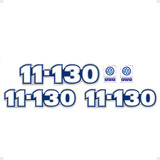 Kit Adesivos 11 130 Emblemas Caminhão Mwm Volkswagen
