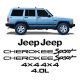 Kit Adesivos Auto relevo Jeep Cherokee