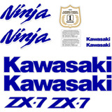 Kit Adesivos Azul Kawasaki