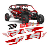 Kit Adesivos Can am Maverick X3 Max X Rs Turbo Rr 2024
