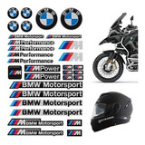 Kit Adesivos Capacete Bmw Motorsport Moto