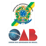 Kit Adesivos Carro Moto Oab Ordem Dos Advogados Do Brasil