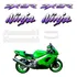 Kit Adesivos Compatível Com Kawasaki Ninja Zx-9r 2000 Verde