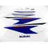 Kit Adesivos Compatível Gs500 Azul E Branca Emblema F832