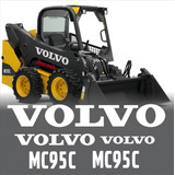 Kit Adesivos Compatível Mini Carregadeira Mc95c Mc 95c R556 Cor Padrão