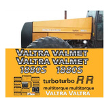 Kit Adesivos Compatível Trator Valtra 1880s Turbo+ Etiquetas Cor Trator Valtra1880s