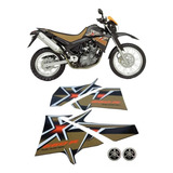 Kit Adesivos Compatível Yamaha Xt 660r 2007 Preta