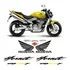 Kit Adesivos Completo Moto Honda Cb600f Hornet Faixa Tanque Cor Preto/amarelo