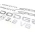 Kit Adesivos Dodge Dakota Sport 3.9 V6 Em Prata Dkt39sp Fv