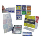 Kit Adesivos E Selos Fiat Uno G1 84 A 94 Kit C 15 Unds
