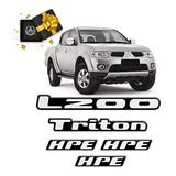 Kit Adesivos Emblema L200 Triton Hpe