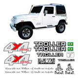Kit Adesivos Emblema Troller T4 4x4