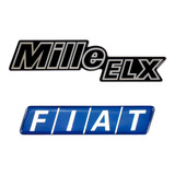 Kit Adesivos Emblemas Fiat
