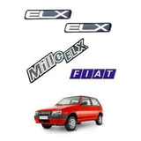 Kit Adesivos Emblemas Fiat
