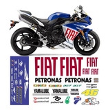 Kit Adesivos Emblemas Moto