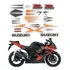 Kit Adesivos Emblemas Suzuki Srad Gsxr 1000 Gsx 1000r 2007 Laranja E Preto Ca-00653