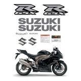 Kit Adesivos Emblemas Suzuki Srad Gsxr 1000 Gsx 1000r 2012 Preta Ca-16487