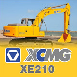 Kit Adesivos Escavadeira Hidráulica Xcmg Xe210
