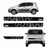 Kit Adesivos Faixa Lateral Traseiro Fiat Uno Vivace Evo 2012
