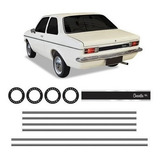 Kit Adesivos Faixas Filetes Duplos Lateral Chevette Tubarão