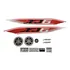 Kit Adesivos Faixas Personalizado Vermelho Xj6 N 2010 2011
