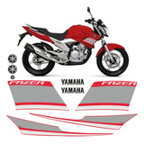 Kit Adesivos Fazer 250 2014 Emblemas Logo Yamaha Resinados