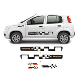 Kit Adesivos Fiat Uno Vivace Way Sporting Attractive 2011