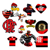 Kit Adesivos Flamengo Decore Sua Casa
