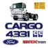 Kit Adesivos Ford 4331 Cargo Maxton Cummins Emblema Caminhão