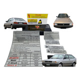 Kit Adesivos Gol 87 A 95 Motor Cofre Capo