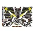 Kit Adesivos Gráficos Motocross Compatível Rmz 250 2005 R881 Cor Personalizado
