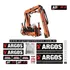 Kit Adesivos Guindastes Argos Agi 16.5 Munck Agi165