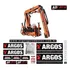 Kit Adesivos Guindastes Argos Agi 20.5 Munck Agi205
