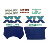 Kit Adesivos Honda Xlx 250r 1990 Branca Lb00325