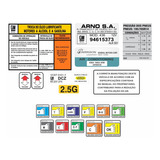 Kit Adesivos Instrucao Motor