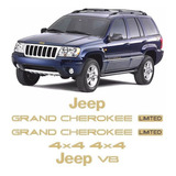 Kit Adesivos Jeep Grand Cherokee V8