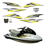 Kit Adesivos Jet Ski Para Yamaha Jp 1300r 14809 Cor Preto amarelo
