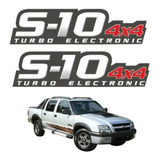 Kit Adesivos Lateral Chevrolet S10 Rodeio 4x4 2011 Ca 10083