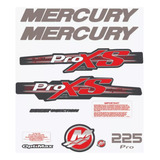 Kit Adesivos Mercury Proxs 225 Para Motor De Popa Optimax