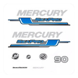 Kit Adesivos Mercury Sea Pro 90 Hp Para Motor De Popa
