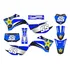 Kit Adesivos Moto De Trilha Ttr 125 Rockstar Cross Ttr11 Cor Azul