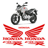 Kit Adesivos Moto Honda Cb 300r