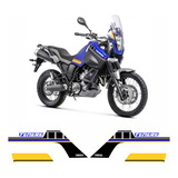 Kit Adesivos Moto Yamaha Tenere 660z 2015 Azul F763