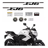 Kit Adesivos Moto Yamaha Xj6 2013